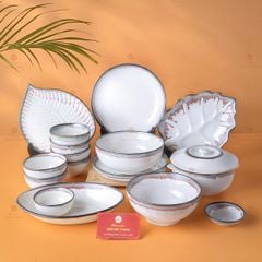 B? Bát Ðia Bát Tràng Men Ng?c Trai