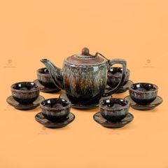 B? ?m Chén Men H?a Bi?n Ð?i C?m Th?ch