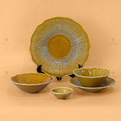 B? Bát Ðia Men Nâu Vân Sen