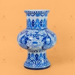 Bình Hoa Song Ph?ng Cát Tu?ng Ngàn Hoa Phú Quý Lam Ng?c Bình An