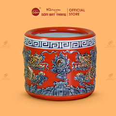 Bát Huong Men Ð? H?a Ti?t Song Long Ch?u Nguy?t