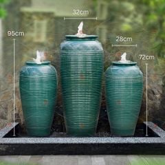 B? lu nu?c phong th?y xanh d?m h?a ti?t vân k?