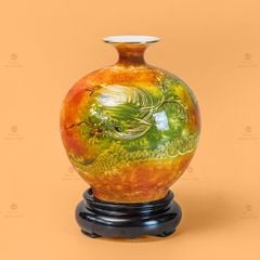 Qu? Hút L?c Màu R?ng Huy?t Long V? Vàng