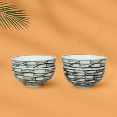 B? Bát Com Men Tr?ng V? Cá Ðàn