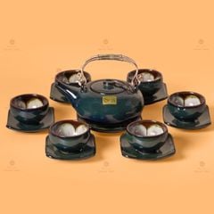 B? ?m Chén Giang Tây Men Xanh Ng?c H?a Bi?n Lòng Hoa