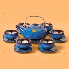 B? ?m Chén Giang Tây Lòng Hoa Men Xanh H?a Bi?n