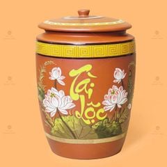 Hu G?o Tài L?c Hoa Sen N?p Ngang