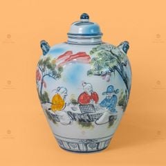 Vò Ngâm Ru?u H?a Ti?t Tiên Ông Ðánh C? V? Màu