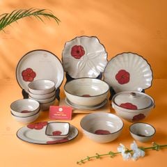 B? Bát Ðia Bát Tràng Hoa S? Ð?