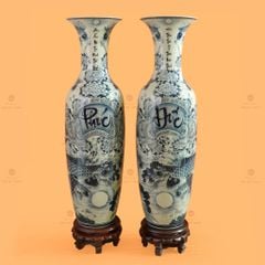 L?c Bình 1M4 Men Chàm C? V? K? Phúc Ð?c