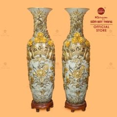 L?c Bình 1M4 Men R?n Phúc L?c Th? Ð?p N?i V? Vàng