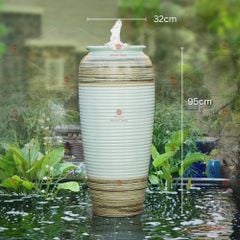 Lu nu?c phong th?y men xanh ng?c h?a ti?t th? c?m