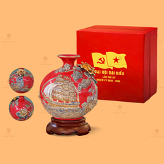 Bình Hút L?c Men Ð? V? Vàng Thu?n Bu?m Xuôi Gió