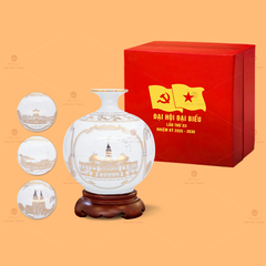 Bình Hút L?c Men Tr?ng V? Vàng T? C?nh Thành Ph?