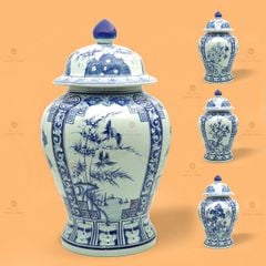 Bình Chóe Ngâm Ru?u Men Lam T? C?nh